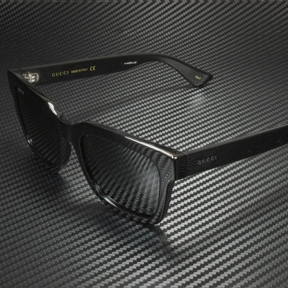 Gucci Men's Black Smoked Fashion Sunglasses